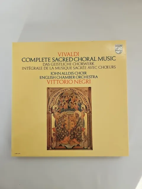 Vinyle 33t Sacred Choral Music 7xLP BOX (HOL) : Antonio Vivaldi