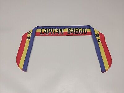 Macron FASCIA CAPITANO MACRON MAJOR ROSSA o BIANCA altezza cm 9 PERSONALIZZABILE 
