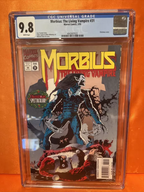Morbius: The Living Vampire #31 CGC 9.8 Marvel 1995 low print run. Only 3 @9.8