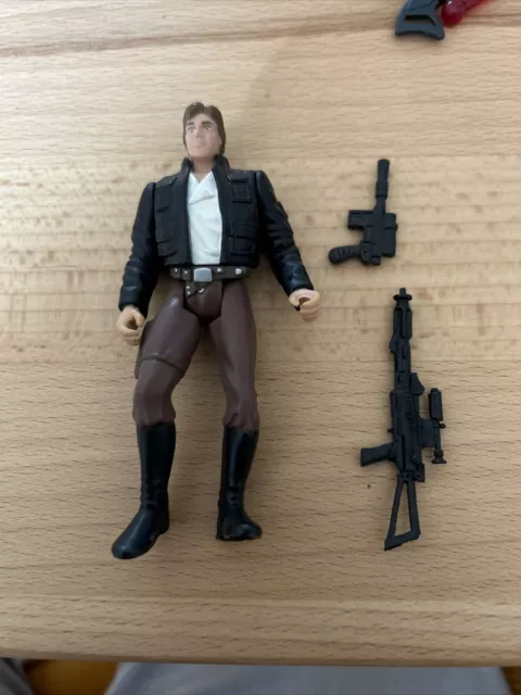 Star Wars Han Solo Bespin Outfit Blaster Pistol Kenner Figur Hasbro POTF Figuren