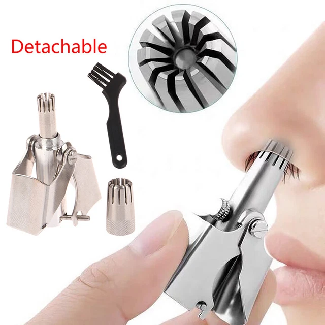 NOSE TRIMMER FOR Men Stainless Steel Manual Trimmer for Nose Razor