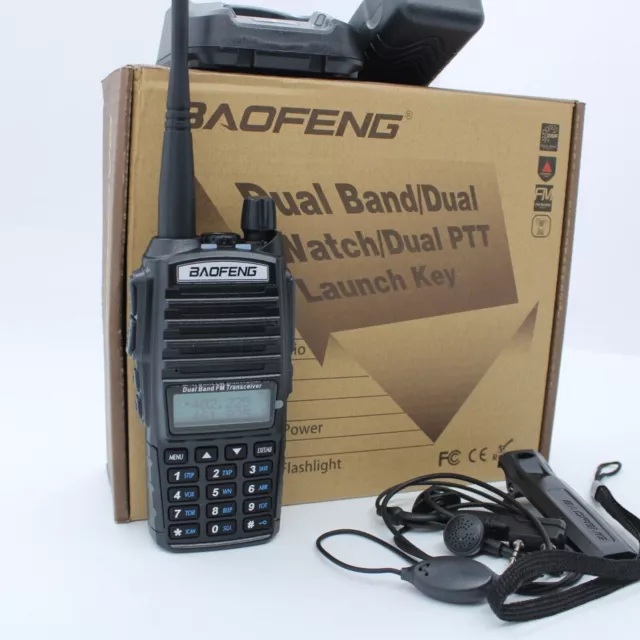 baofeng uv-82 doppio ptt dual band v/u 5W radio dtmf pmr radio ricetrasmittente