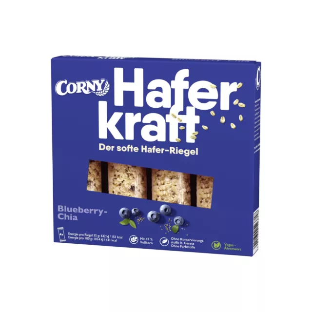 Corny Avena Blueberry Chia barretta mirtillo avena singola 140 g