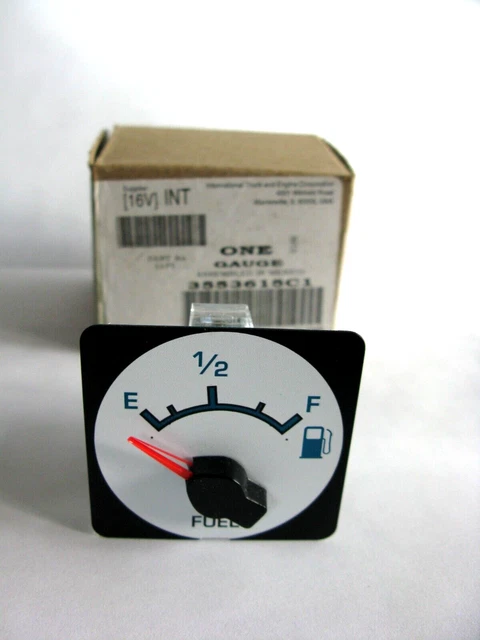 New Nos International Navistar 3553615C1 Fuel Level Gauge Face Head