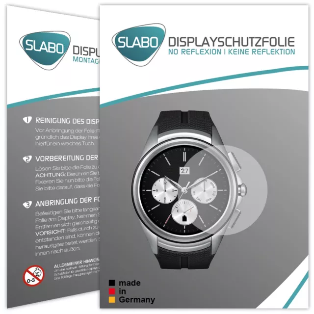 Slabo Displayschutzfolie für LG Watch Urbane 2nd Edition (2er Set) MATT