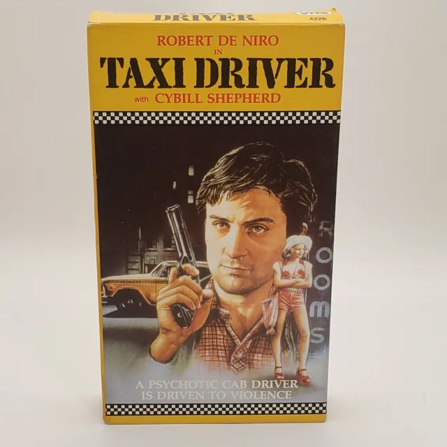 Taxi Driver VHS 1989 Robert De Niro Jodie Foster Martin Scorsese 1976 Movie