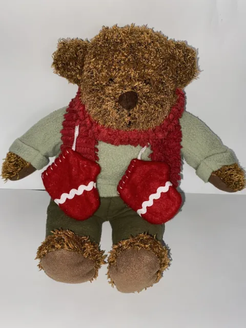 Teddy Mittens Hallmark Collectible Plush Bear Stuffed Toy Christmas Winter