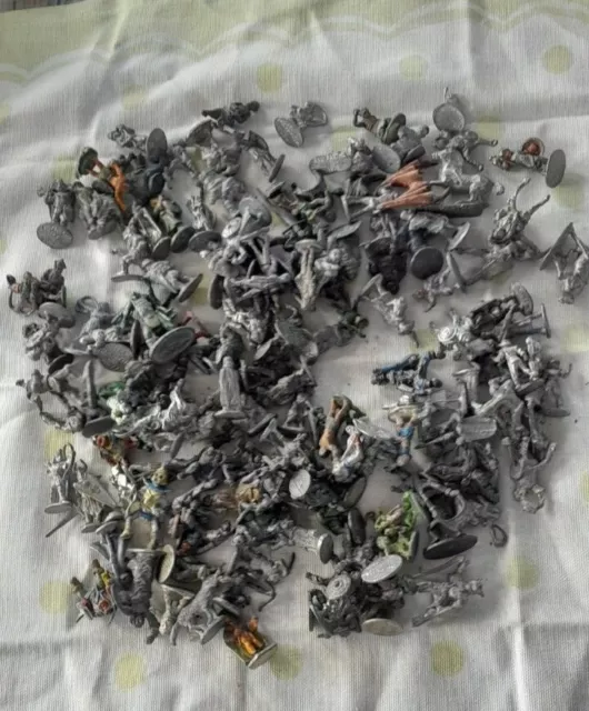 HUGE lot vintage metal miniatures RAFM Ral Partha Grenadier TSR Games Workshop