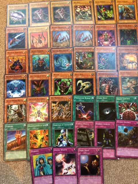 YUGIOH 39 CARD Insect Deck - Rare Archetype Classic Cards 0.01 - PicClick  UK