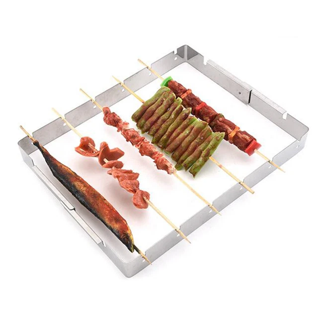 Tubo Kebab - 100%Chef Eleganti Spiedini In Acciaio Inox - Foto 8