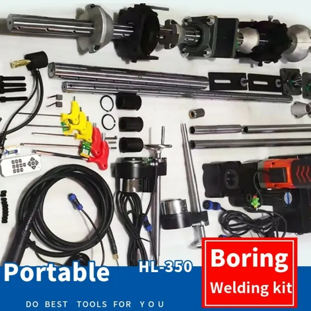 Portable Line Boring+Welding Machine HDL350 Machinery bore cutting Welding unit