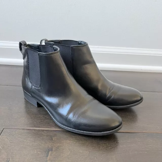 Franco Sarto 'Embry' Women's Chelsea Black Leather boots, 7.5