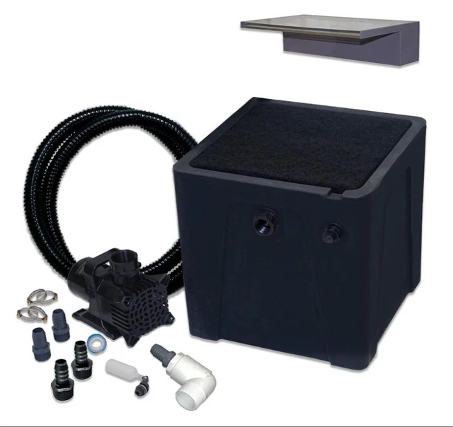 Sheer Elegance SE12-16BK 12" Color Changing Spillway Kit w 12-Gallon Basin