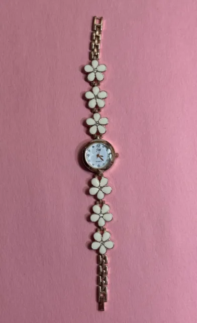 Vintage JW Women's Flower Watch