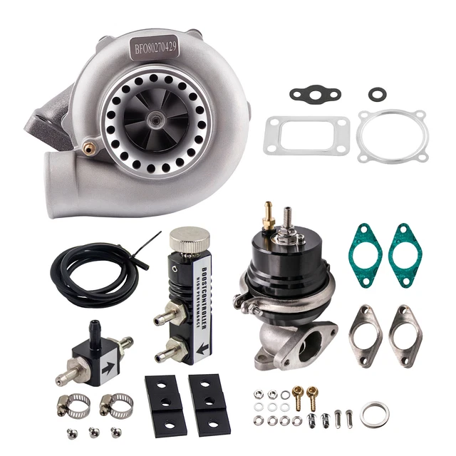 Turbo T3 AR.70/63 Anti-Surge GT3582 Turbocharger Wastegate Boost Controller Kit Turbo T3 AR.70/63 Anti-Surge GT3582 Turbocharger Wastegate Boost Controller Kit