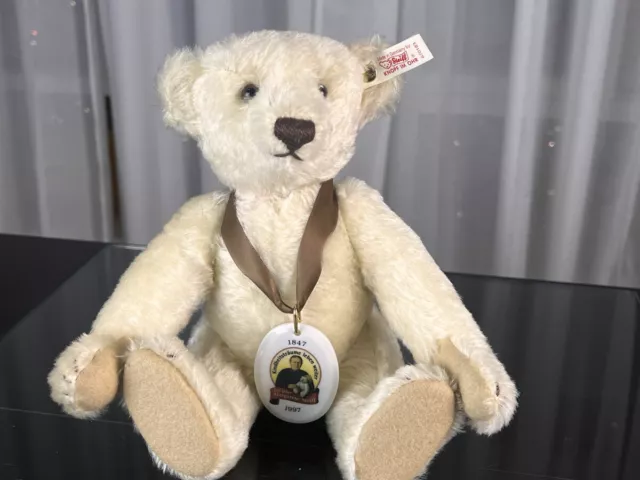 Steiff Tier 670183 150th Geburtstags Teddy Bär 28  cm. - Top Zustand