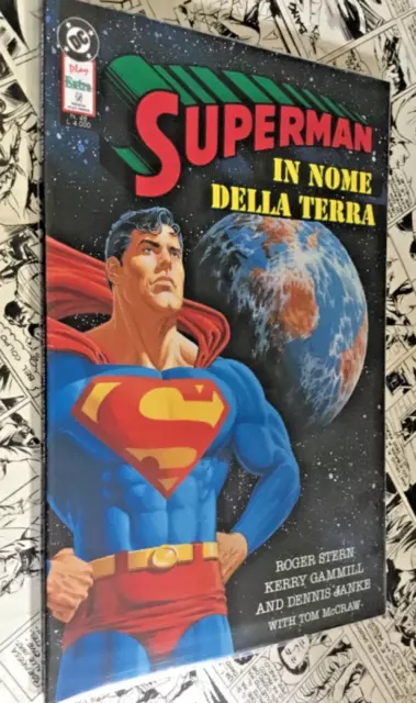 SUPERMAN IN NOME DELLA TERRA da edicola PERFETTO imbustato Play Extra 48 ultimo