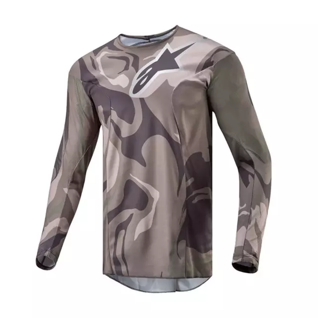 Alpinestars Racer Tactical Jersey Military Green Camo Brown  -  Livraison gra...