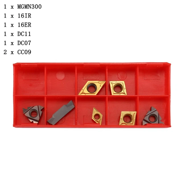 Nagelneu Hartmetalleinsätze Drehwerkzeughalter Für 16 Mm Schaft MGMN300