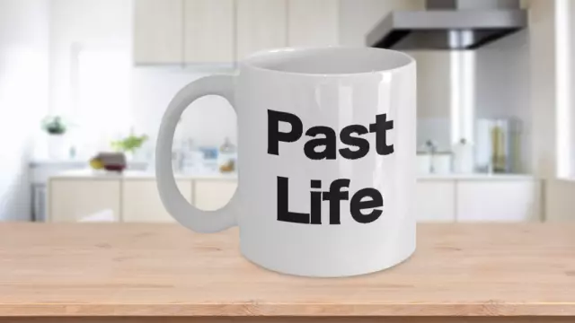 Past Life Mug White Coffee Cup Psychic Tarot Card Reading