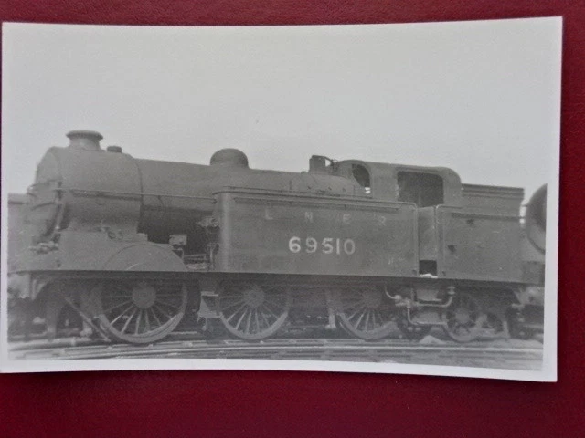 PHOTO LNER Ex Gnr Class N2 0-6-2T Loco No 69510 £3.00 - PicClick UK