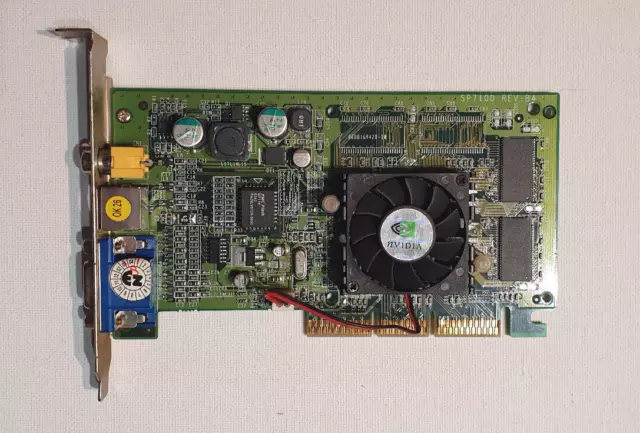 SPARKLE Nvidia GeForce 4 MX 440 64MB AGP 4x SP7100 REV:B4 VGA graphic card