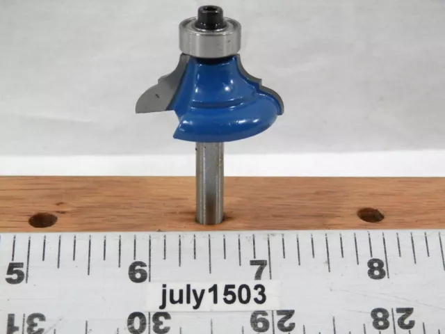 (1) NEW  3/16" Radius Classical Ogee Edge Profile Carbide Tip Router Bit k2