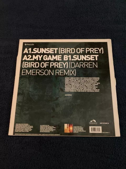 # Fatboy Slim – Sunset (Bird Of Prey) # ASW 38748 12" US 2000 Original 2