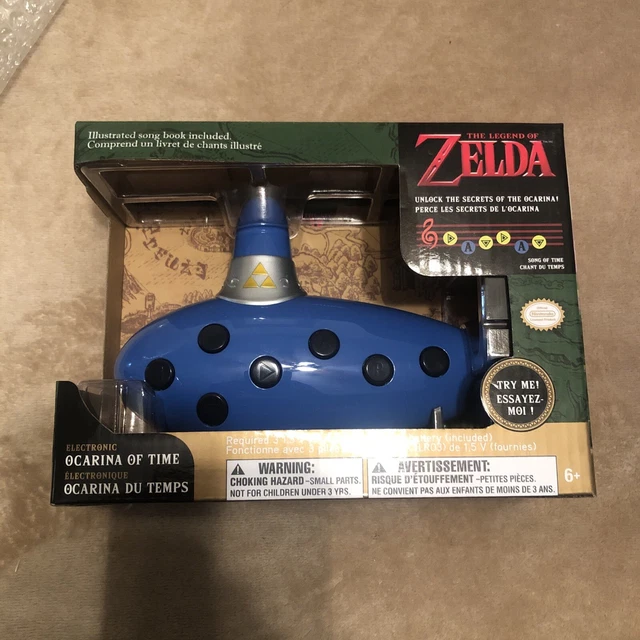 NEW THINKGEEK LEGEND of Zelda Replica Electronic Ocarina of Time