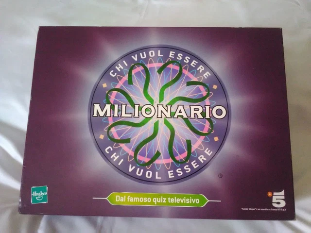 HASBRO CHI VUOL essere MILIONARIO 2008 famoso quiz televisivo gioco da