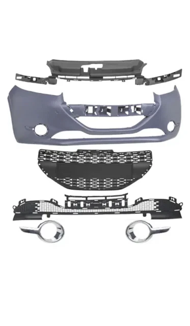 Ruiqas Paire de moulures chromées pour Pare-Chocs Avant Gauche et Droit pour Fiat 500 (312) 2007–2015