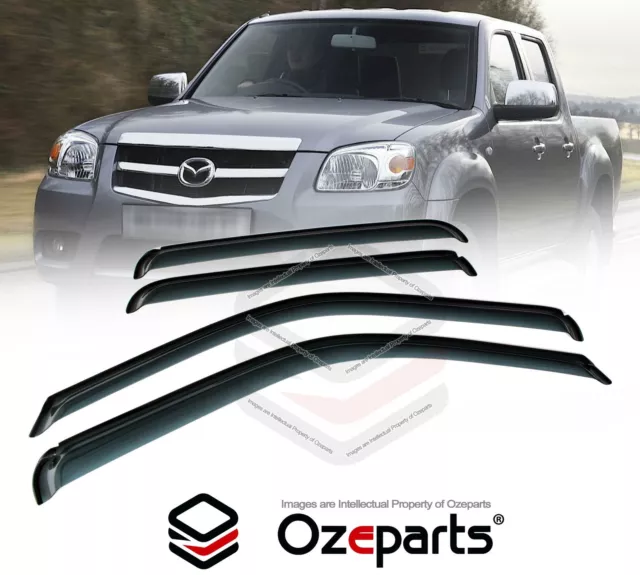 Weathershield Weather Shields Window Visor For Mazda BT50 BT-50 UN Series 06~11