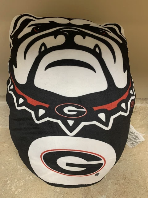 NEW - Georgia Bulldogs UGA Mascot New Bulldog Stuffed Soft Bed Couch Pillow