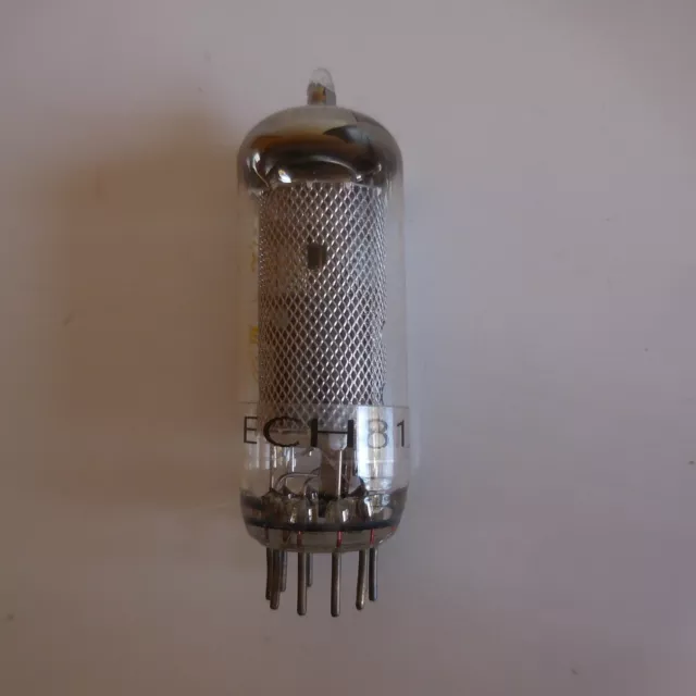 Lampe tube poste radio vintage culot NOVAL ECH81 PHILIPS N5191 2