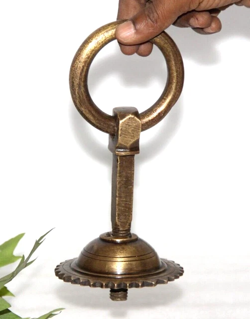 Anciennes Poignées De Porte Tirette Laiton – Pour Porte Coulissante, Vintage, Projet Déco