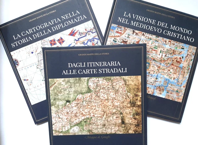 Mappe Inventate LE GRANDI MAPPE Della Storia Hachette - 3 Volumi #138 EUR 20,00 ...