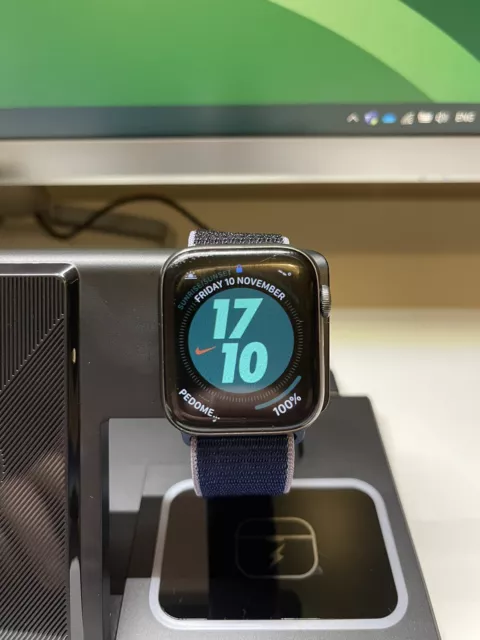 Apple Watch Series 5 44mm Space Grey Aluminium Case with Black Sport Band (GPS +