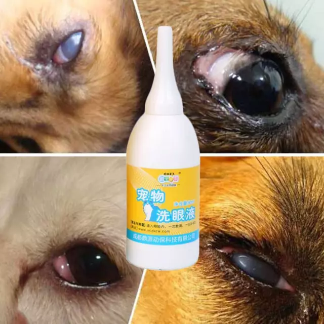 Pet Dog Cat Eye Drops Anti-Inflammatory Tear Stain new. Conjunctivitis D7A3