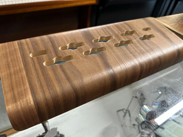 Stagg BLAXX Holz Gitarren-Effekt-Pedalboard 2