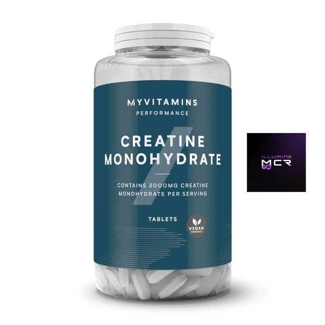 MyProtein Creatina Monoidrato Compresse 3000mg Allenamento Prestazioni Vegano 250 Schede