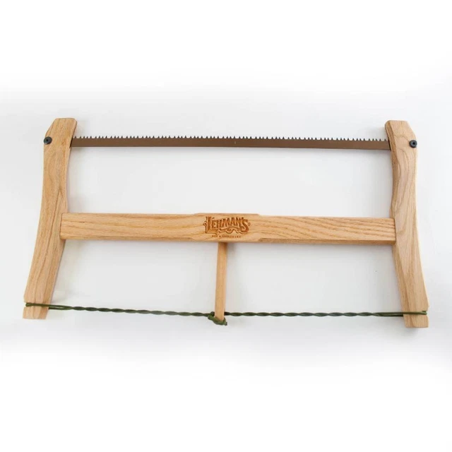 Lehman's Woodcutting Hand Bow Saw Tool Collapsible Carbon Steel Blade and Sheath