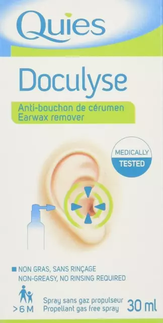 Aerosol removedor de cera para oídos Quies Doculyse 30 ml