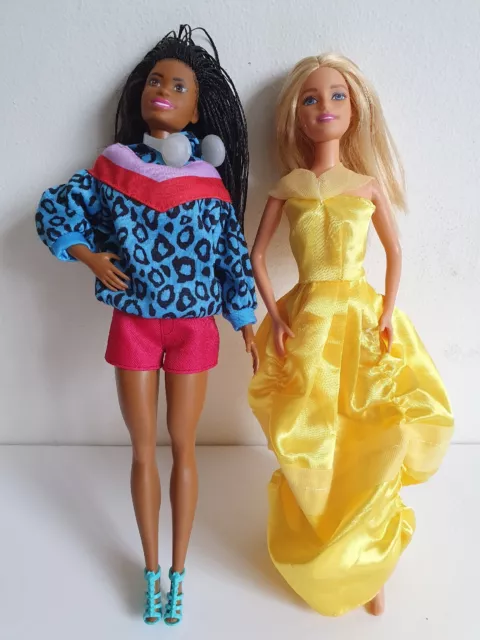 Mattell Brooklyn Roberts Barbie Big City Big Dreams Lights Up & Barbie Doll's X2