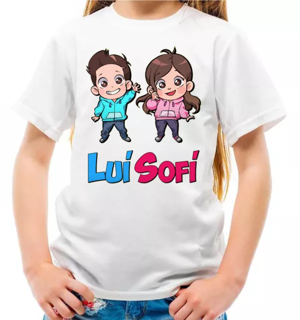 Maglietta dei me slime lab contro bambino te bambina di Lui e Sofi tshirt felpa