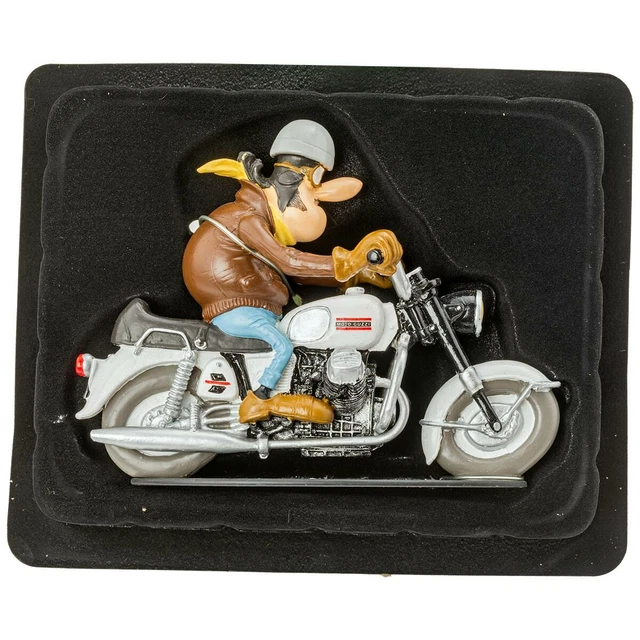 JOE BAR TEAM MADO DUH & A DONIS MOTO BIKE FLANDRIA SP 737 1/18 FIGURINE RESINE