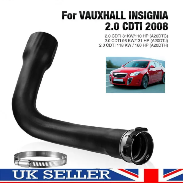 Fit Vauxhall Insignia 2.0 Cdti Turbo Intercooler Hose Pipe 23163578 22990025 New