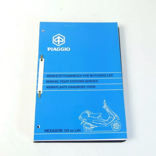 Piaggio Vespa Hexagon 125 Werkstatthandbuch Reparaturanleitung Handbuch manual