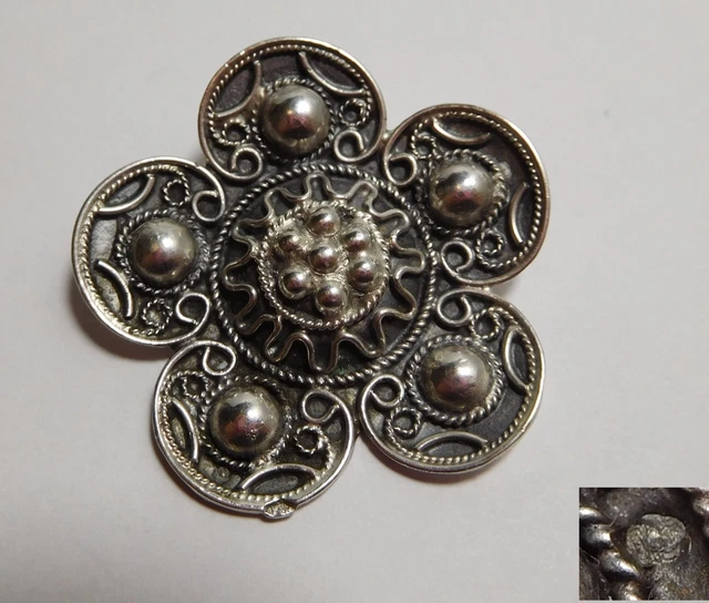 Broche ancienne Berbère - argent massif