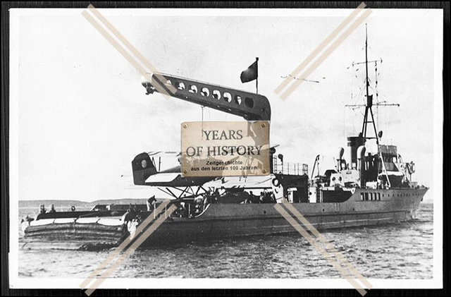 FOTO GREIF FLUGSICHERUNGSSCHIFF Seenotgruppe 81 der deutschen Luftwaffe