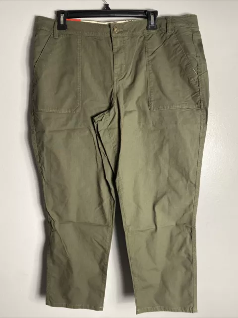 NWT The North Face Womens Ridgeside Capris New Taupe Green Size 16